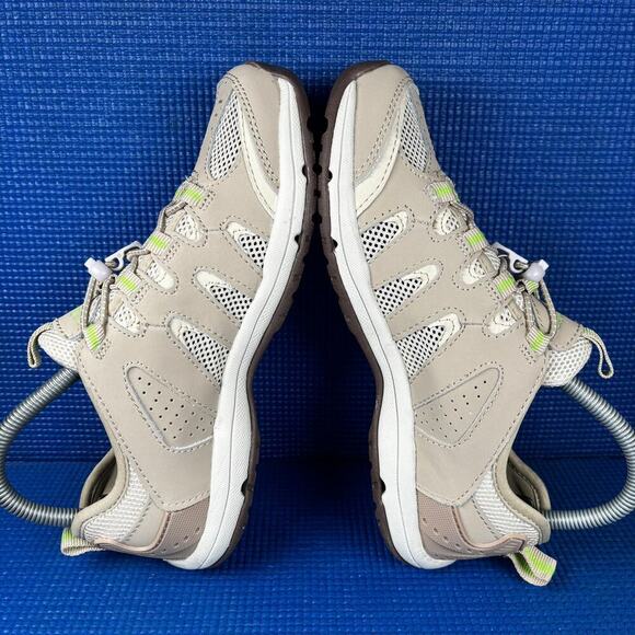 🔴 G.H BASS & CO. SAMSON Women`s Size 7M Beige Green Comfort Shoes 4351-268 - Picture 5 of 8